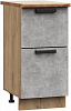 Шкаф нижний ШН2Я 400 Кухня Катрин (Софт Графит)